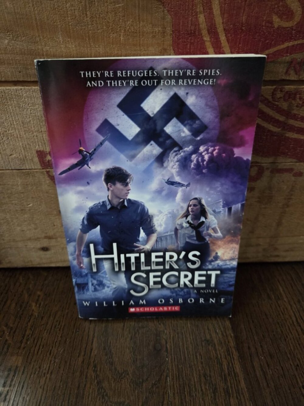 Scholastic Paperback Book Hitler’s Secret By William Osborne VERY GOOD